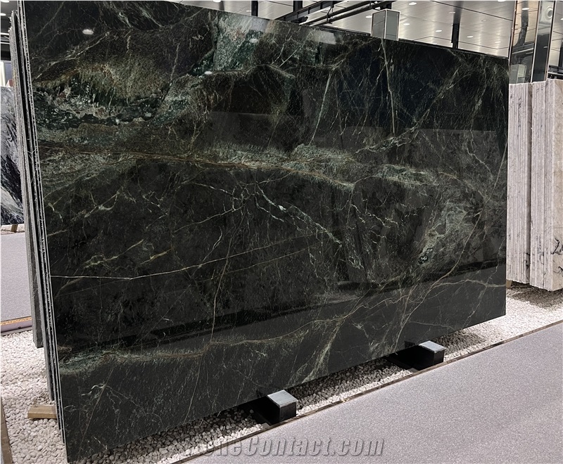 Brazil Fuchsite Crystal Green Quartzite Slab