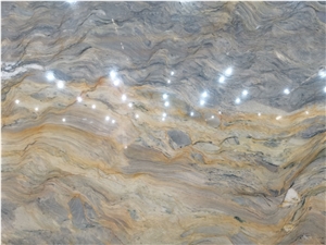 Brazil Fusion Blue Quartzite Slab