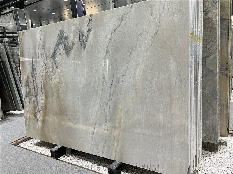 Brazil Fusion Gold Quartzite Luxury Quartize For Interior