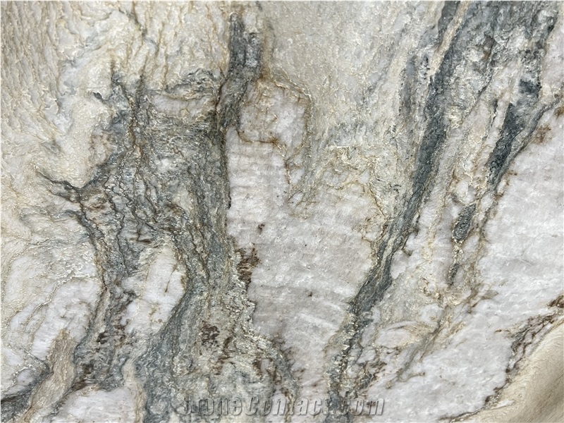 Brazil Fusion Gold Quartzite Luxury Quartize For Interior