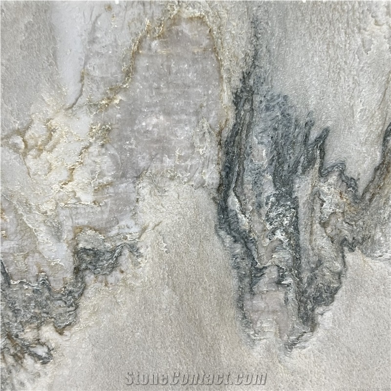 Brazil Fusion Gold Quartzite Luxury Quartize For Interior