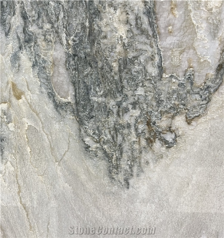 Brazil Fusion Gold Quartzite Luxury Quartize For Interior