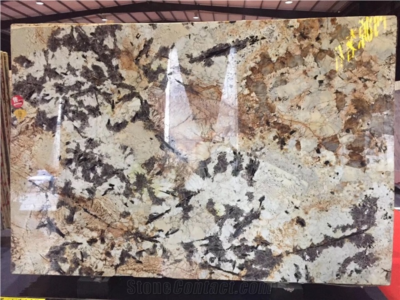 Brazil Golden Chocolate Granite Slab Tile