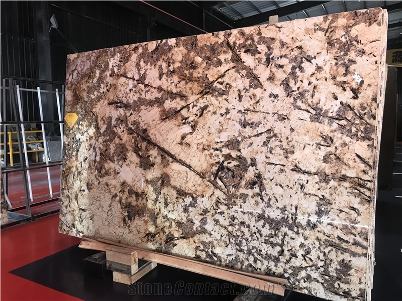 Brazil Golden Chocolate Granite Slab Tile