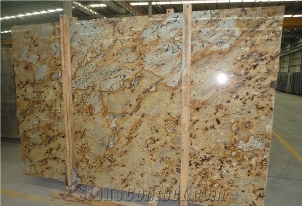 Brazil Lapidus Gold Granite Slab Tile
