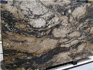 Brazil Magma Gold Granite Slab Tile
