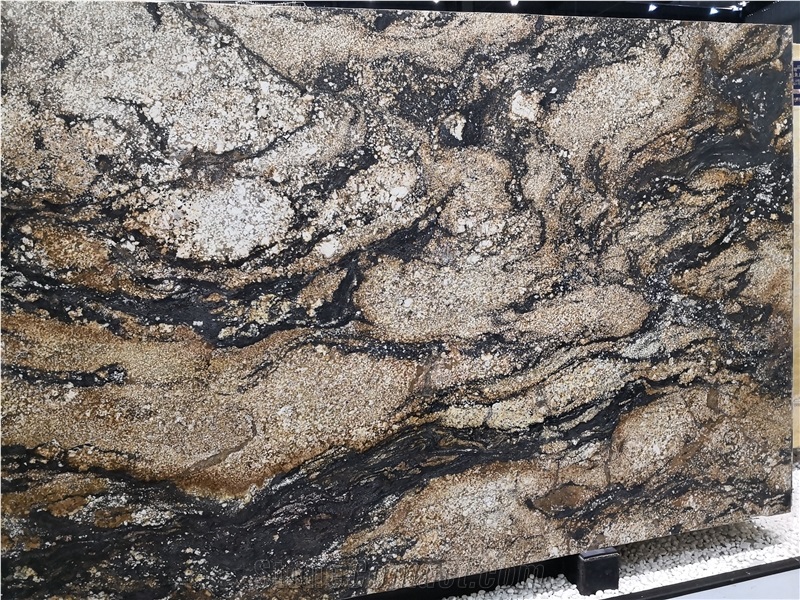 Brazil Magma Gold Granite Slab Tile