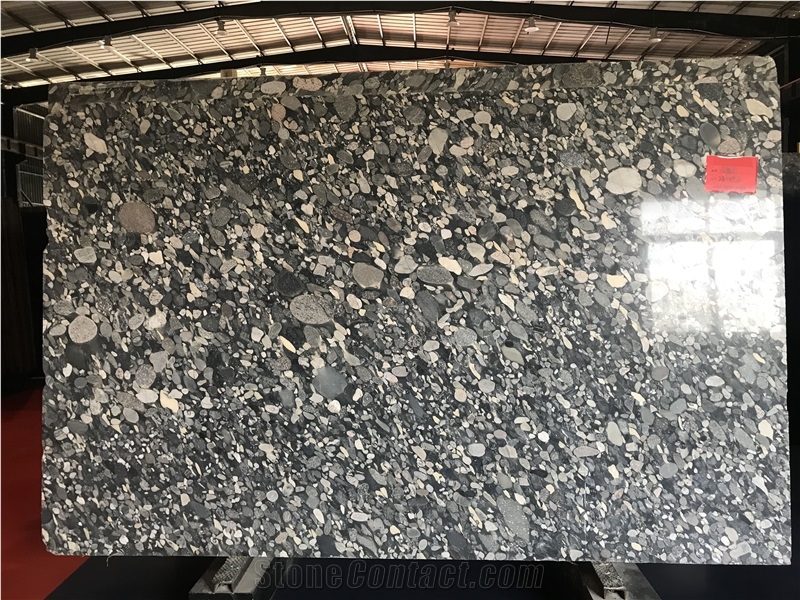 Brazil Marinace Black Granite Slab Tile
