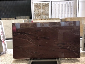 Brazil Revolution Wave Quartzite Red Slab Tile