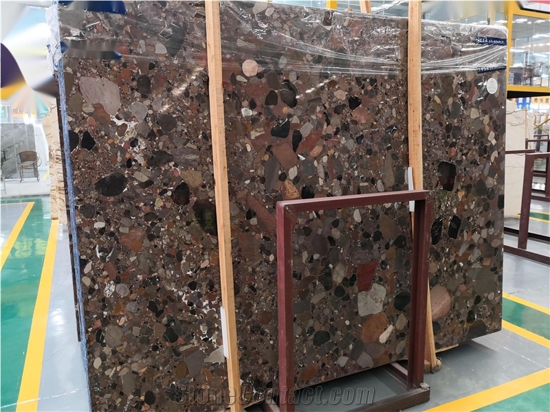 Brazil Rosso Marinace Granite Slab Tile