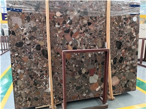 Brazil Rosso Marinace Granite Slab Tile