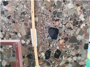 Brazil Rosso Marinace Granite Slab Tile