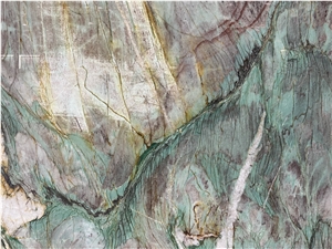 Brazil Royal Emerald Green Quartize Slab Luxury Quartize