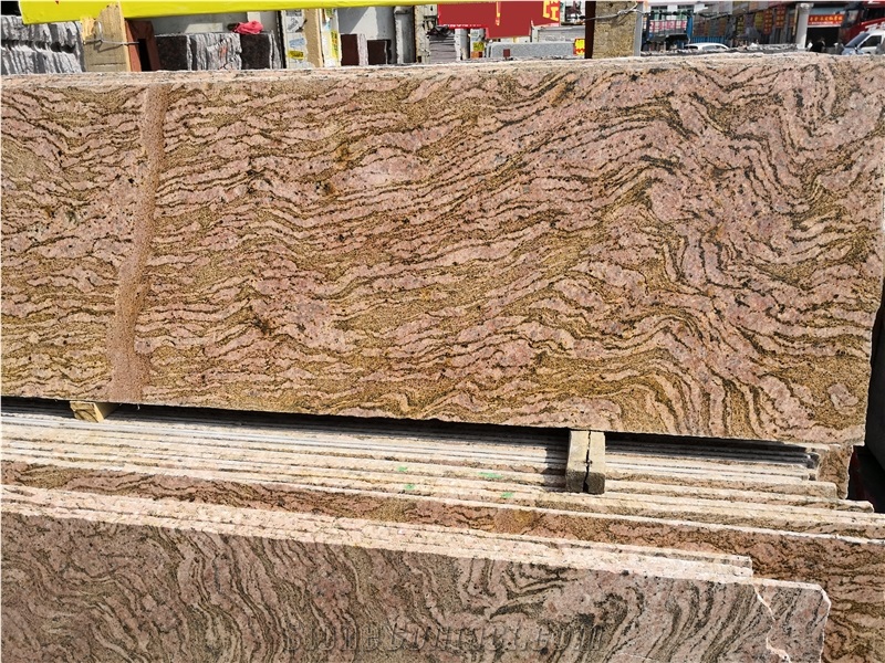 California Multicolor Red Granite Slab Tile