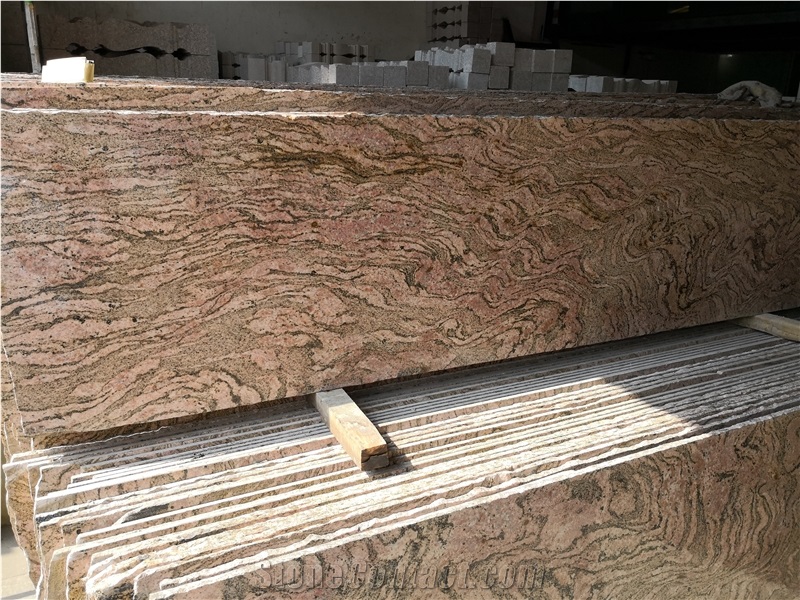 California Multicolor Red Granite Slab Tile