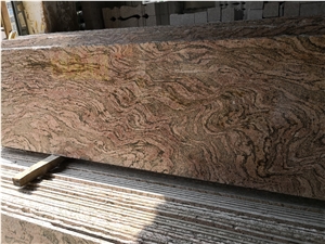 California Multicolor Red Granite Slab Tile