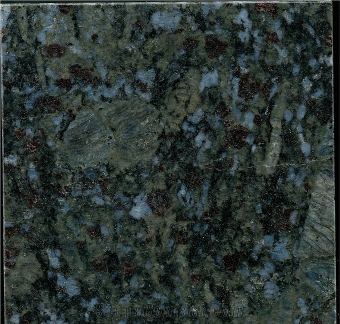 China Butterfly Blue Granite Slabs And Tiles