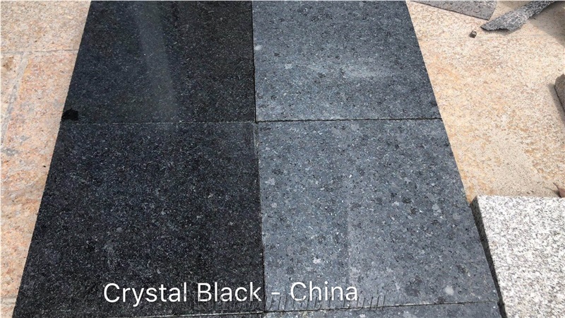 China Crystal Black Granite China Black Granite