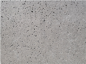 China Grey Basalt With Hole Slab Tile