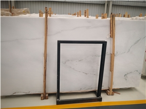 China Han White Jade Marble Slab China Han White Jade Marble Slab