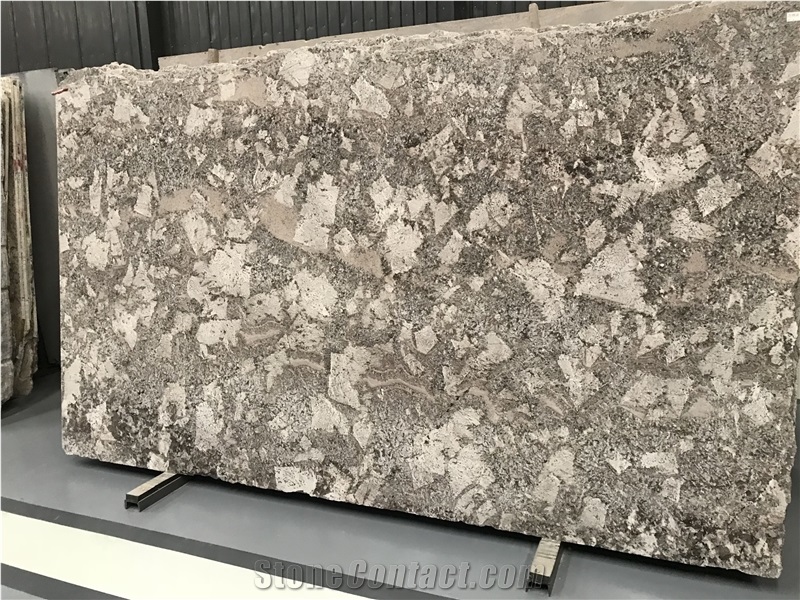 India Alaska White Granite Slab Tile