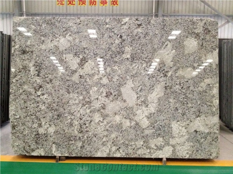 India Alaska White Granite Slab Tile
