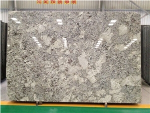 India Alaska White Granite Slab Tile