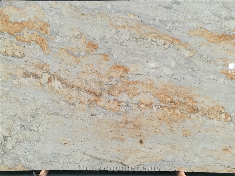 India Colonial Gold Granite Slab And Tile