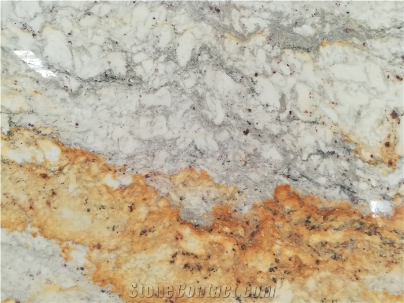 India Colonial Gold Granite Slab And Tile
