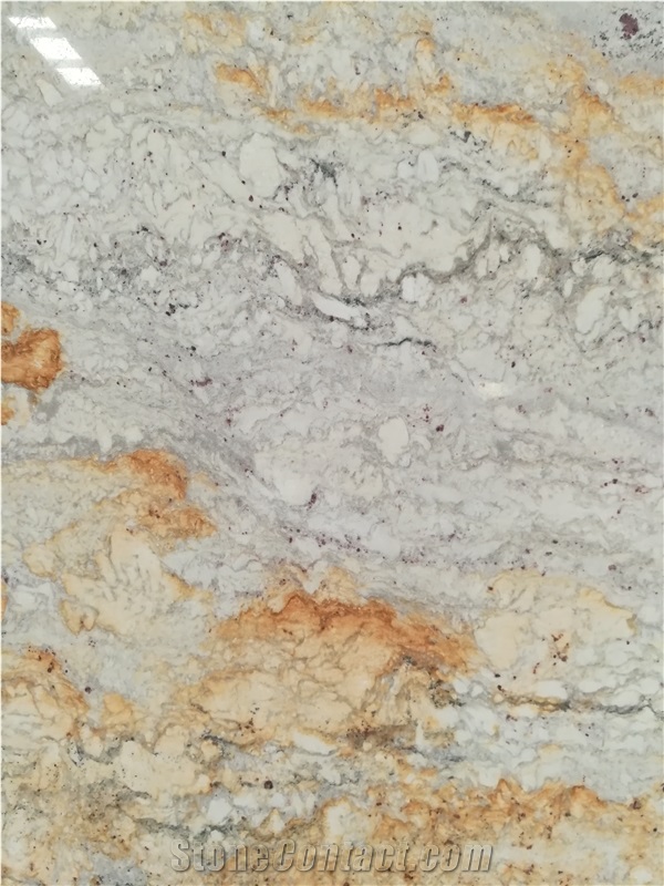 India Colonial Gold Granite Slab And Tile