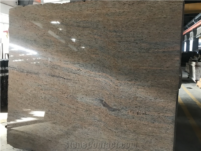 India Ivory Brown Granite,India Slab Tile