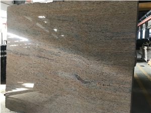 India Ivory Brown Granite,India Slab Tile