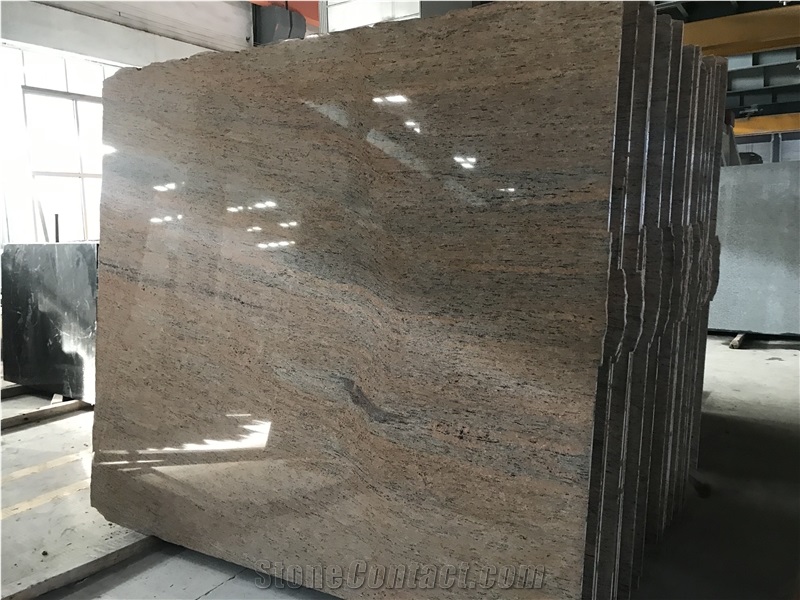 India Ivory Brown Granite,India Slab Tile