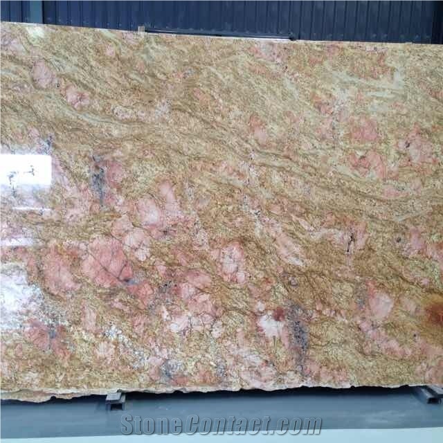 Indian Imperial Gold Granite,India Granite Slab Tile