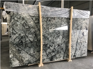 New Peacock Green Granite Polished Slabs