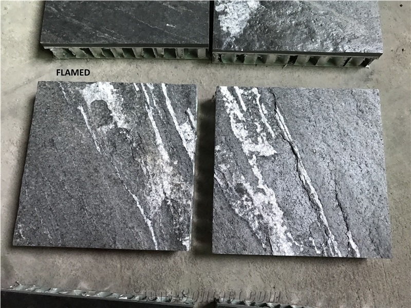 Pietra Cardoso Black Sandstone Slab Tile