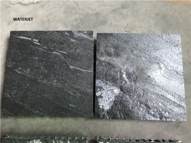 Pietra Cardoso Black Sandstone Slab Tile