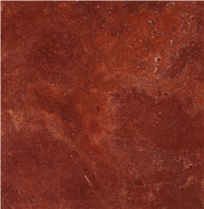 Red Travertine Blocks