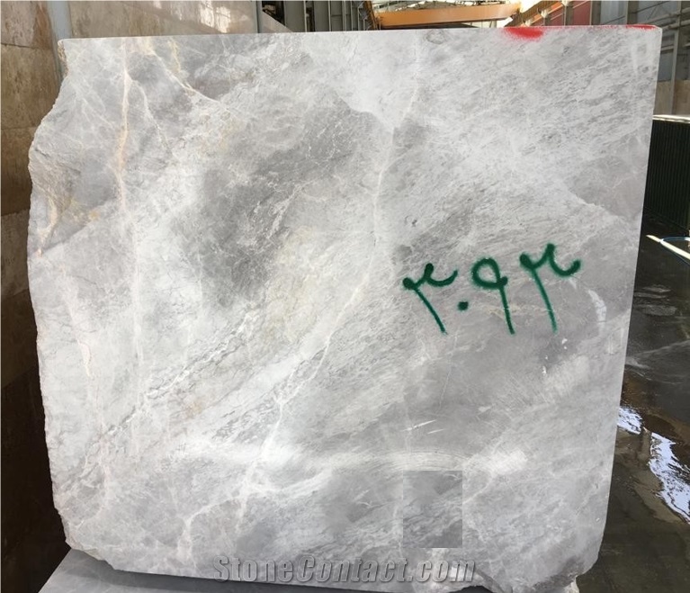 Silver Sky Marble Blocks