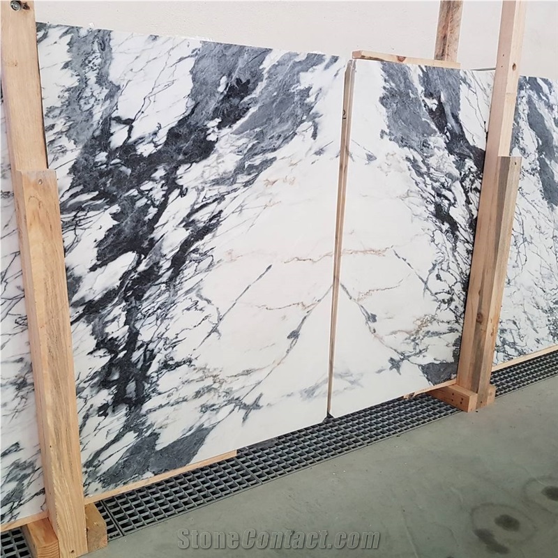 Calacatta Nero Marble Slabs