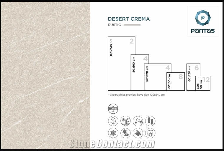 Deser Crema Rusti Ceramic Tiles