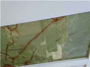 Mexico Jade Green Onyx Slabs, Tiles