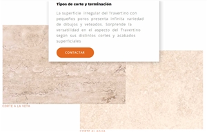 Travertino Du Rocas Slabs, Tiles