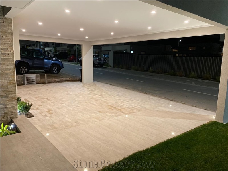 Travertino Du Rocas Slabs, Tiles