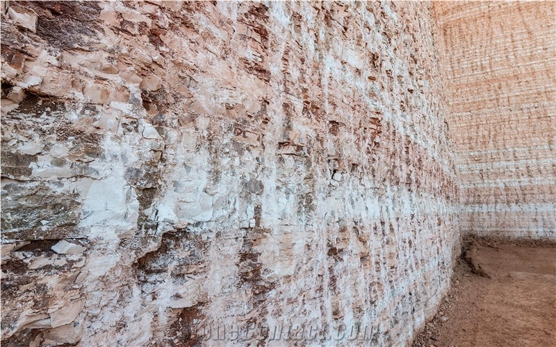 Pietra Lessinia Rosa And Pietra Lessinia Bianca Loffa Quarry