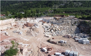 Rosso Di Trento Marble,Verdello Di Trento Marble Pila Quarry