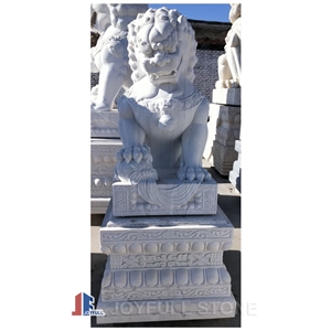 Stone Foo Dog Statues, Fu Dog Sculpture