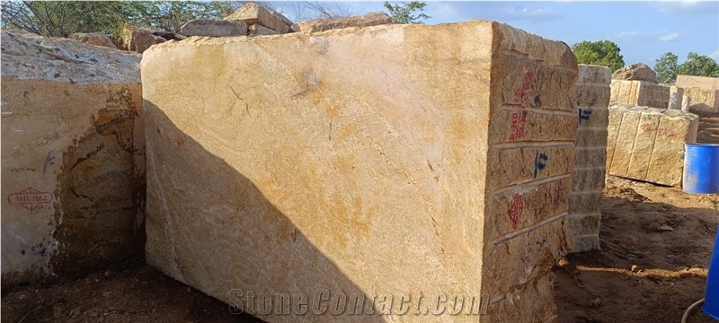 Imperial Gold Granite Blocks