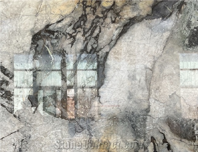 Calacatta Iron White Slab