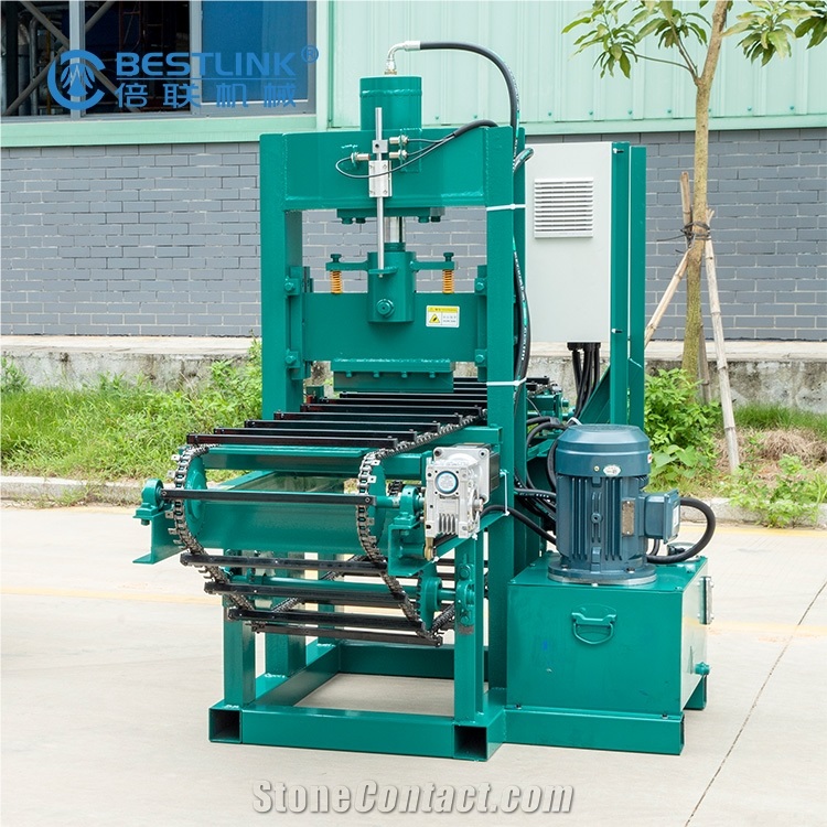 Natural-Face Stone Mosaic Guillotine With Automatic Conveyor